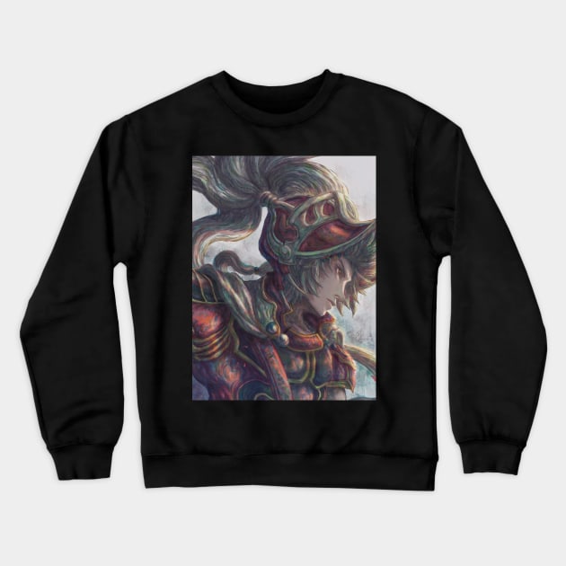 Onion Knight FF3 Crewneck Sweatshirt by AshnoAlice